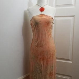 V Generation Bodycon Party Dress, cool halter neck